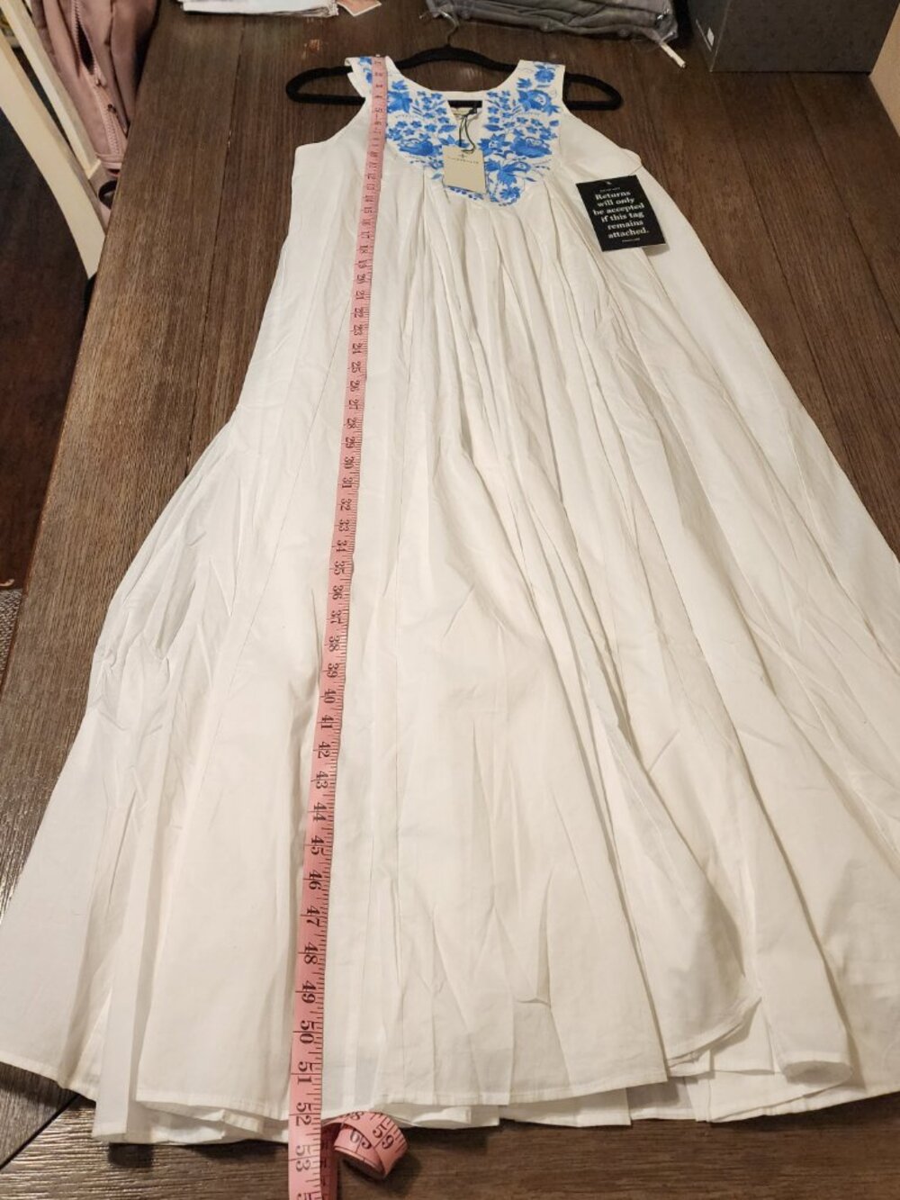 Tuckernuck White Cyprus Maxi Dress Med Coastal Resort Vacation NWT - Picture 3 of 11